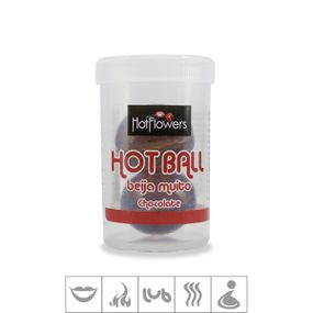 Bolinha Beijável Hot Ball Com 2un (ST579) - Chocolate - Pura audácia - Sex Shop online discreta em BH
