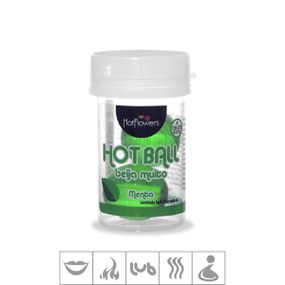 Bolinha Beijável Hot Ball Com 2un (ST579) - Menta - Pura audácia - Sex Shop online discreta em BH