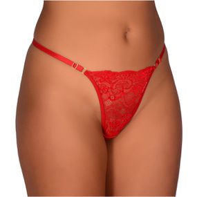 *Calcinha Sexy (LK113-ST763) - Vermelho - Pura audácia - Sex Shop online discreta em BH