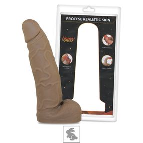 Prótese 12x11cm Com Escroto Mark Upper (UP22-ST782) - Marrom - Pura audácia - Sex Shop online discreta em BH