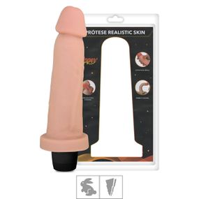 Prótese 15x13cm Com Vibro Bred Upper (UP246-ST790) - Bege - Pura audácia - Sex Shop online discreta em BH