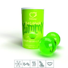 Bolinha Beijável Ice Yummy Com 2un (ST924) - Caipirinha - Pura audácia Sex Shop discreta em BH