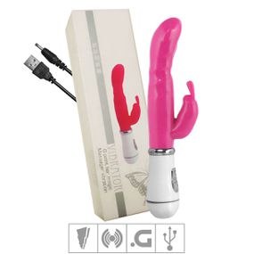 Vibrador Rabbit Ponto G Recarregável (SX018) - Rosa - Pura audácia Sex Shop discreta em BH