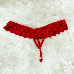 Calcinha Noite Núpcias 50 Tons (TO018) - Vermelho - Pura audácia - Sex Shop online discreta em BH