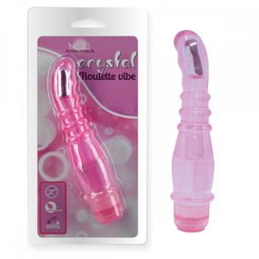 *Vibrador Cristal Roulette Vibe VP (VB021-16714) - Rosa - Pura audácia - Sex Shop online discreta em BH