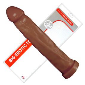 Prótese 27x17cm Gigante (ADAO06) - Marrom - Pura audácia Sex Shop discreta em BH