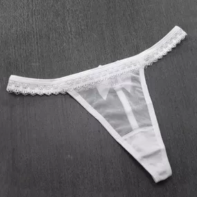 *Calcinha Malandrinha (DRL1000) - Branco - Pura audácia Sex Shop discreta em BH
