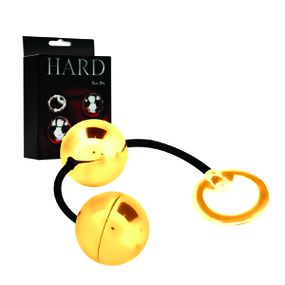 Bolinha Ben-Wa Metal 02un Hard (CSA130-HA130) - Dourado - Pura audácia - Sex Shop online discreta em BH