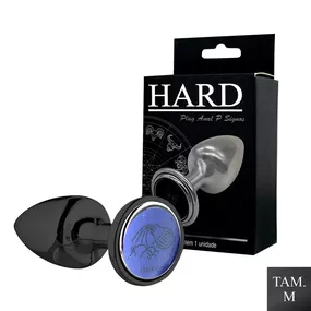 Plug Metálico M Signos Aquário (HA163AQ). - Onix - Pura audácia Sex Shop discreta em BH