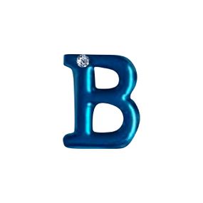 Letras Para Personalização de Plug Azul (HA180A) - B - Pura audácia - Sex Shop online discreta em BH