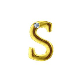 Letras Para Personalização de Plug Dourada (HA180D) - S - Pura audácia - Sex Shop online discreta em BH