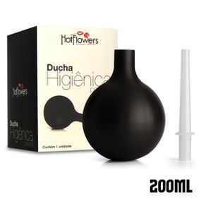 Ducha Higiênica Hot Flowers 200ml (HZ609) - Preto - Pura audácia - Sex Shop online discreta em BH