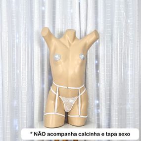 Cinta Linga Simples (LG003) - Branco - Pura audácia - Sex Shop online discreta em BH