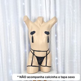 Cinta Linga Simples (LG003) - Preto - Pura audácia - Sex Shop online discreta em BH