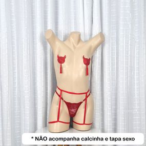 Cinta Linga Simples (LG003) - Vermelho - Pura audácia Sex Shop discreta em BH