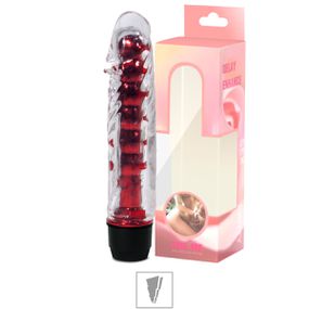 *Vibrador Com Capa Lisa 15x10 VP (PE011B-ST337) - Vermelho - Pura audácia - Sex Shop online discreta em BH