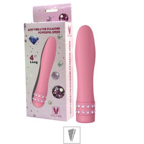 Vibrador Personal Diamond 8cm VP (PS005-ST381) - Rosa - Pura audácia - Sex Shop online discreta em BH