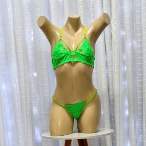 *Conjunto Neon (PS8475) - Verde - Pura audácia - Sex Shop online discreta em BH