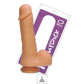 Prótese 16x14cm Com Ventosa e Escroto Mydick (PV010) - Bege - Pura audácia - Sex Shop online discreta em BH