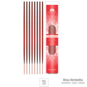 Incenso Artesanal 8 Varetas (ST133) - Rosa Vermelha - Pura audácia - Sex Shop online discreta em BH