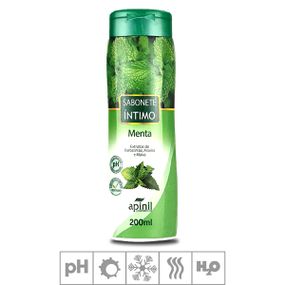 Sabonete Feminino Íntimo Apinil 200ml (ST183) - Menta - Pura audácia - Sex Shop online discreta em BH