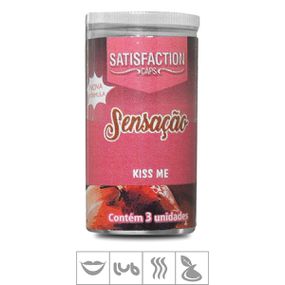 *PROMO - Bolinha Beijável Kiss Me Satisfaction Caps 3un Vali... - Pura audácia - Sex Shop online discreta em BH