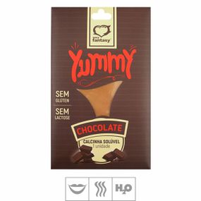 Calcinha Comestível Yummy (ST518) - Chocolate - Pura audácia - Sex Shop online discreta em BH