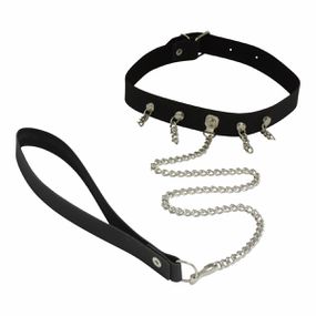 Coleira Com Guia Brasil Fetiche (CGP01-CG55-ST528) - Preto - Pura audácia Sex Shop discreta em BH