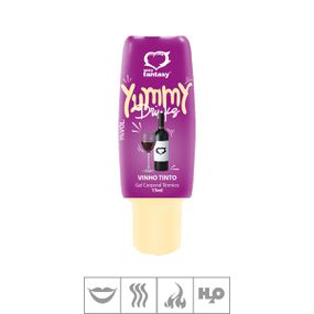 Gel Comestível Yummy Drinks Hot 15ml (ST877) - Vinho Tinto - Pura audácia - Sex Shop online discreta em BH