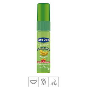 Gel Comestível Beijável Kero Doce 15g (ST909) - Banana - Pura audácia Sex Shop discreta em BH