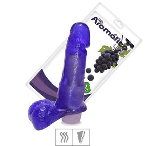 *Prótese 14x14cm Aromática Com Escroto e Vibro (UVA05A-12379... - Pura audácia - Sex Shop online discreta em BH