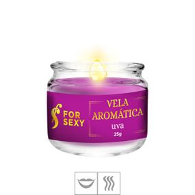 Vela Aromática Beijável For sexy 25g (ST849) - Uva - Pura audácia - Sex Shop online discreta em BH