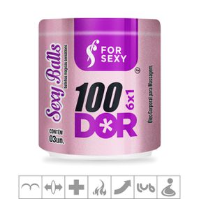 Bolinha Funcional Sexy Balls 3un (ST733) - 100 Dor - Revender Sex Shop- Sex Shop discreta em BH
