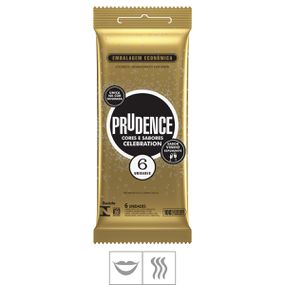 *Preservativo Prudence Celebration 6un (14758) - Vinho Espum... - Revender Sex Shop- Sex Shop discreta em BH