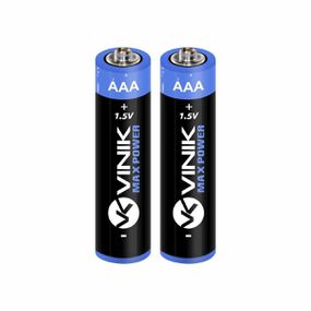 *Pilha Palito AAA Comum 2un Vinik Max Power (16909) - Padrã... - Revender Sex Shop com menor preço de BH