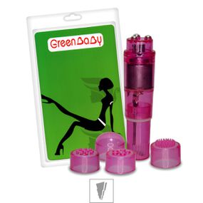 *Mini Massageador Com 4 Capas Green Baby SI (5174) - Rosa - Revender Sex Shop- Sex Shop discreta em BH