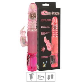 *Vibrador Vai e Vem Crazy Bunny SI (5425) - Rosa - Revender Sex Shop- Sex Shop discreta em BH