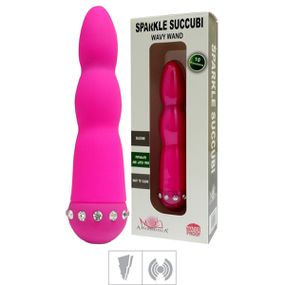 *Vibrador Personal Com Strass Wavy Wand SI (5560) - Rosa - Revender Sex Shop- Sex Shop discreta em BH
