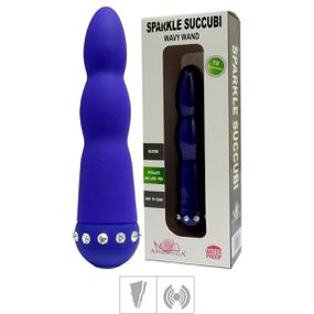 *Vibrador Personal Com Strass Wavy Wand SI (5560) - Roxo - Revender Sex Shop- Sex Shop discreta em BH