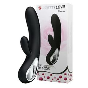 Vibrador Ponto G Recarregável Elmer SI (5569) - Preto - Revender Sex Shop- Sex Shop discreta em BH
