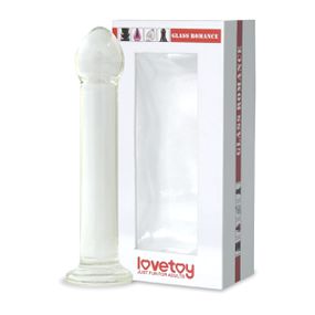 *Plug em Vidro Liso Love Toy 15cm SI (5700) - Translúcido - Revender Sex Shop- Sex Shop discreta em BH