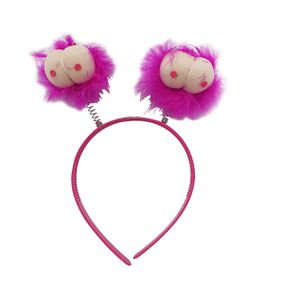 Tiara de Seios Com Pelúcia SI (5743) - Rosa - Revender Sex Shop com menor preço de BH