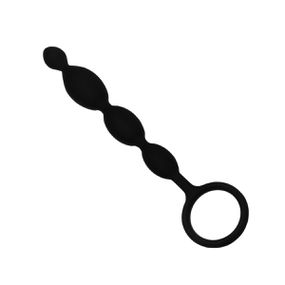 *Plug Com 4 Esferas SI (5818) - Preto - Revender Sex Shop com menor preço de BH