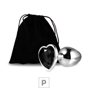 Plug de Metal P Com Pedra Formato de Coração 6cm SI (5848) -... - Revender Sex Shop com menor preço de BH