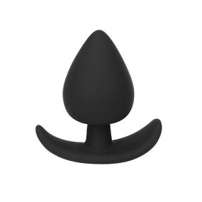 *Plug Cônico em Silicone SI (5870) - Preto - Revender Sex Shop com menor preço de BH