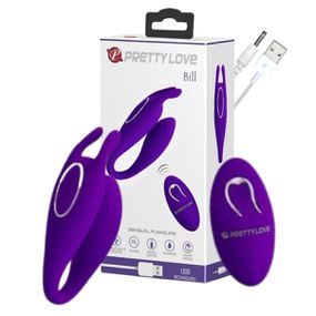 Vibrador Para Casal Bill SI (6127) - Roxo - Revender Sex Shop com menor preço de BH