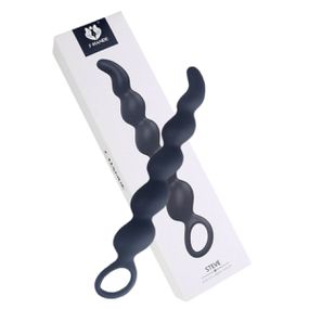 Plug de Silicone Bol Steve SI (6682) - Preto - Revender Sex Shop com menor preço de BH