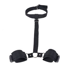 *Algema Para Restrição de Pulso e Pescoço SI (6903) - Preto... - Revender Sex Shop com menor preço de BH
