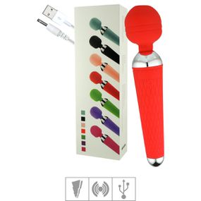 Massageador Varinha Mágica Recarregável SI (7475) - Vermelho... - Revender Sex Shop com menor preço de BH