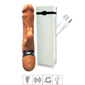 Vibrador Formato De Prótese Rohs SI (7482) - Bege - Revender Sex Shop- Sex Shop discreta em BH